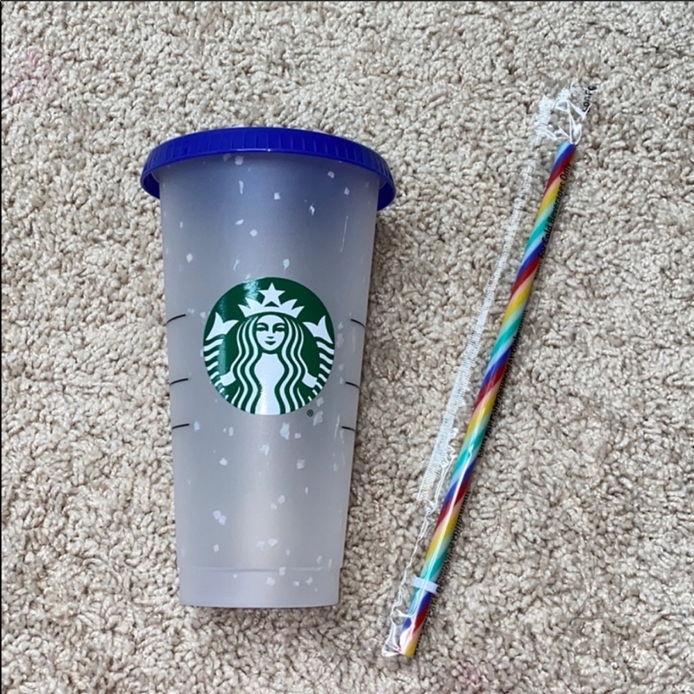 Confetti color changing cup